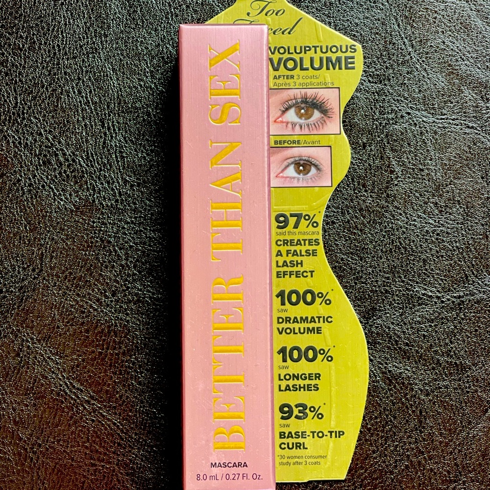 Too Faced Better Than Sex Mascara NEW